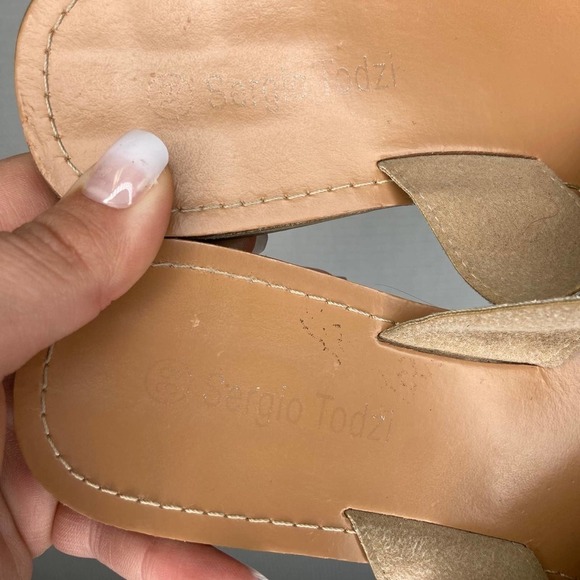 Sergio Todzi | Snakskin Crossover strap sandals‎ 39 - Picture 5 of 5